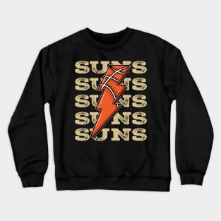 Funny Sports Suns Proud Name Basketball Classic Crewneck Sweatshirt